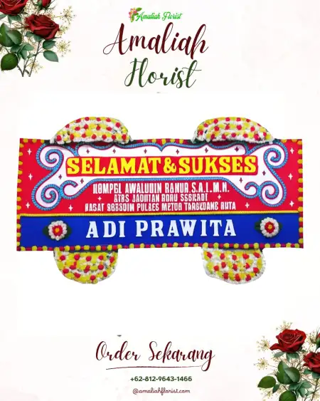 Papan Bunga Ucapan Selamat Keumala